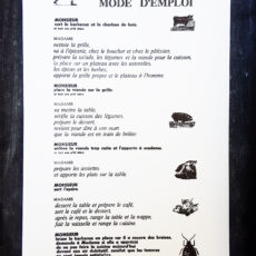 Affiche humoristique sur le Barbecue