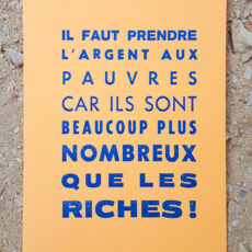 Carte postale avec citation de Alphonse Allais