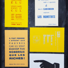 Pack de 5 cartes postales aux messages engagés