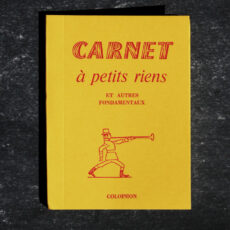 Nos éditions typographiques letterpress