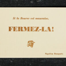 Nos éditions typographiques letterpress