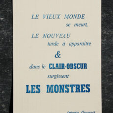 Nos éditions typographiques letterpress