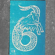 capricorne signe astrologique zodiaque recto
