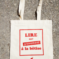 Tote Bag  : Lire & Bêtise