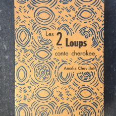 Couverture craft du conte amerindien Les deux loups