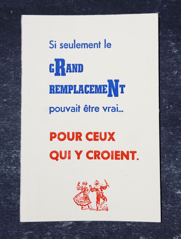 Si seulement le grand remplacement était vrai... pour ceux qui y croient !