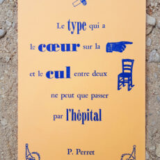 Carte postale d'une citation de Pierre Perret