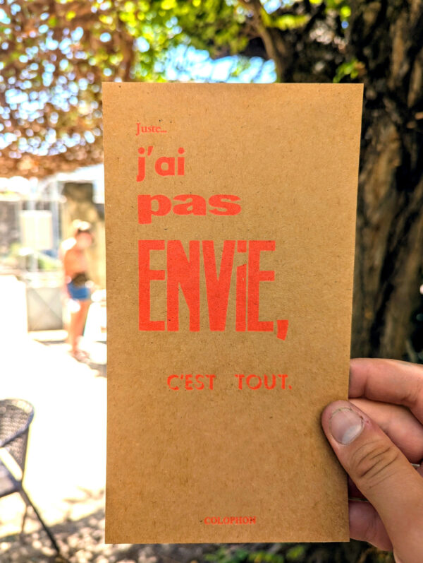 affiche j'ai pas envie en situation